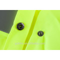 Zipper Front ANSI Funny Reflective High Visible Work Safety Signal Vest,Cycling Hi Vis Workwear Jacket Waistcoat with Collar